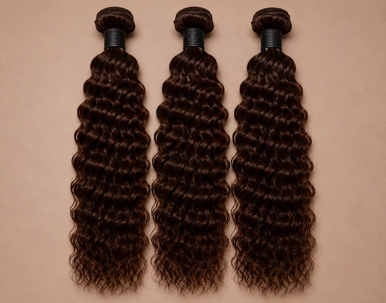 Chocolate Deepwave Wigs