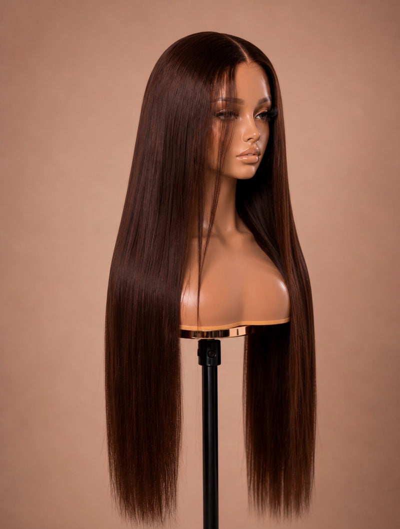 Chocolate Straight Wigs