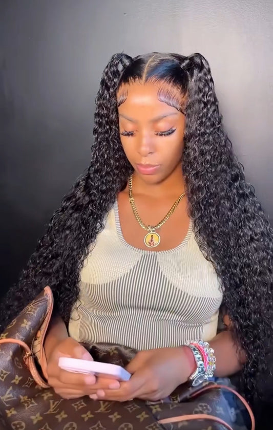 Waterwave frontal wig