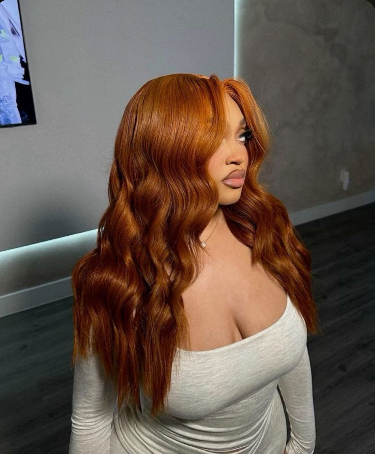 Ginger Bodywave frontal wig