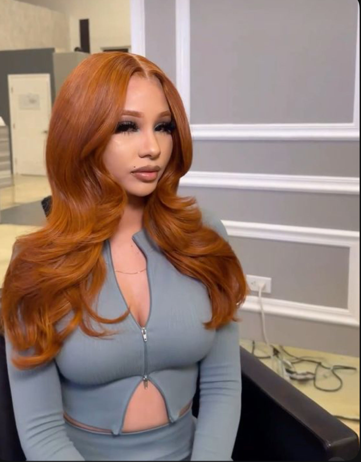 Ginger Bodywave frontal wig