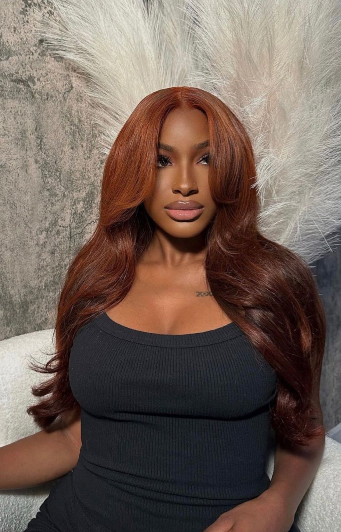 Chocolate brown Bodywave frontal wig