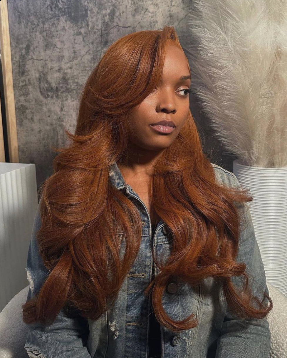 Chocolate brown Bodywave frontal wig